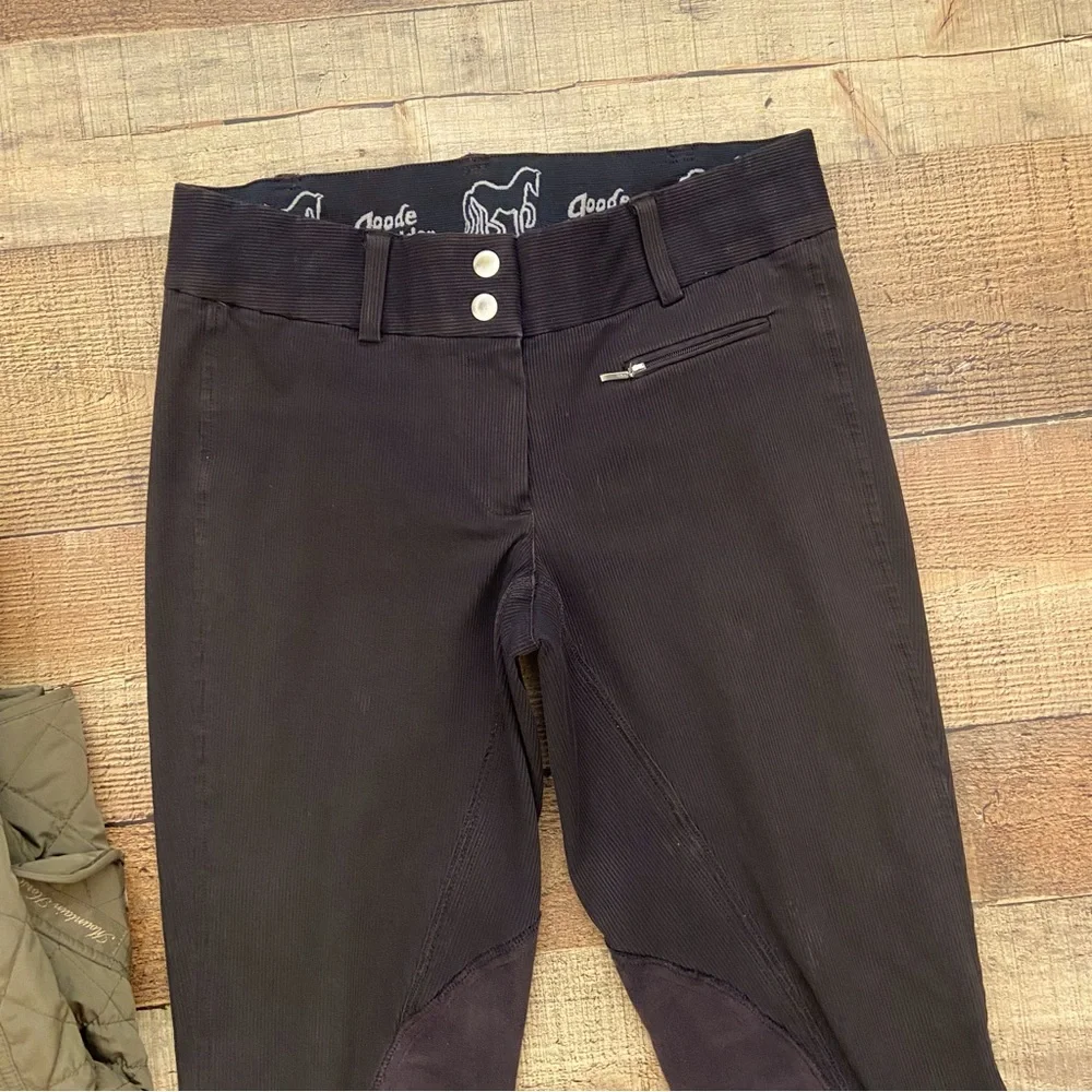 Equestrian Riding Breeches, Rider Knee Patch by GOODE - Picture 2 of 11